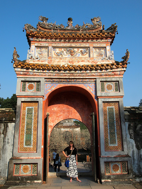Entrance to Tu Duc Tomb 
