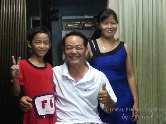 Lam’s wife (and wonderful cook) and youngest son.